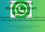 create  you  a whatsapp chatbot